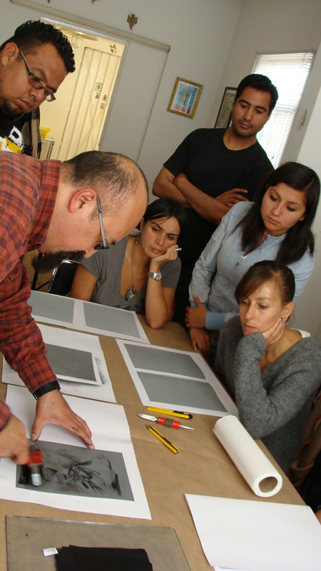 Taller de Siligrafía con Alejandro Pérez Cruz