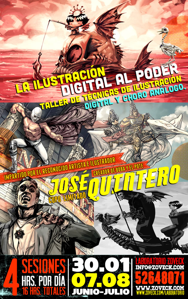 Taller LA ILUSTRACIÓN DIGITAL AL PODER