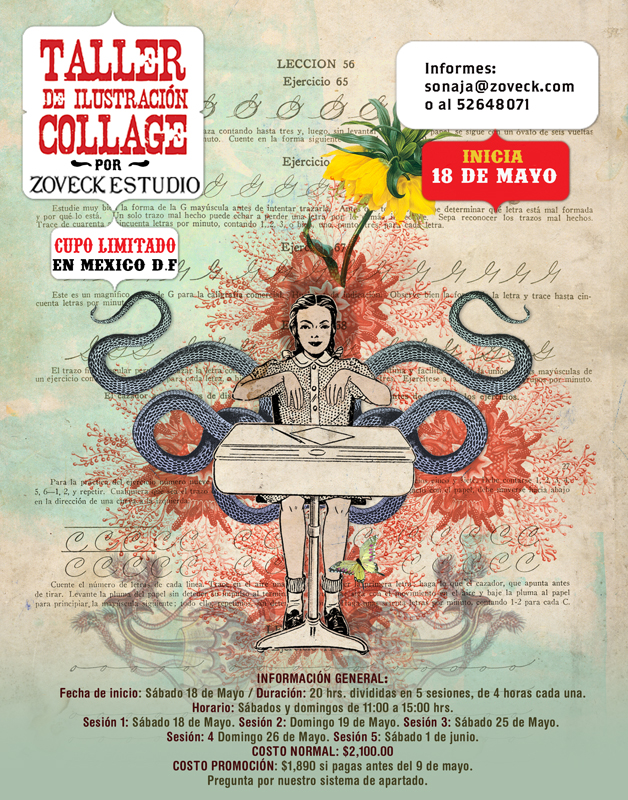 Taller de Ilustración collage mayo 2013