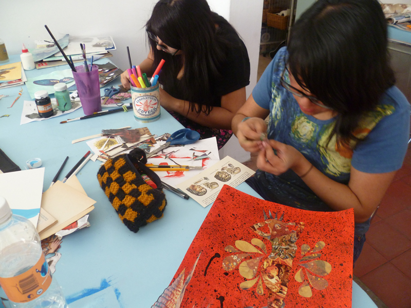 Taller de ilustración Collage Feb 13
