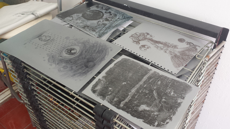Taller de siligrafia agosto 2013