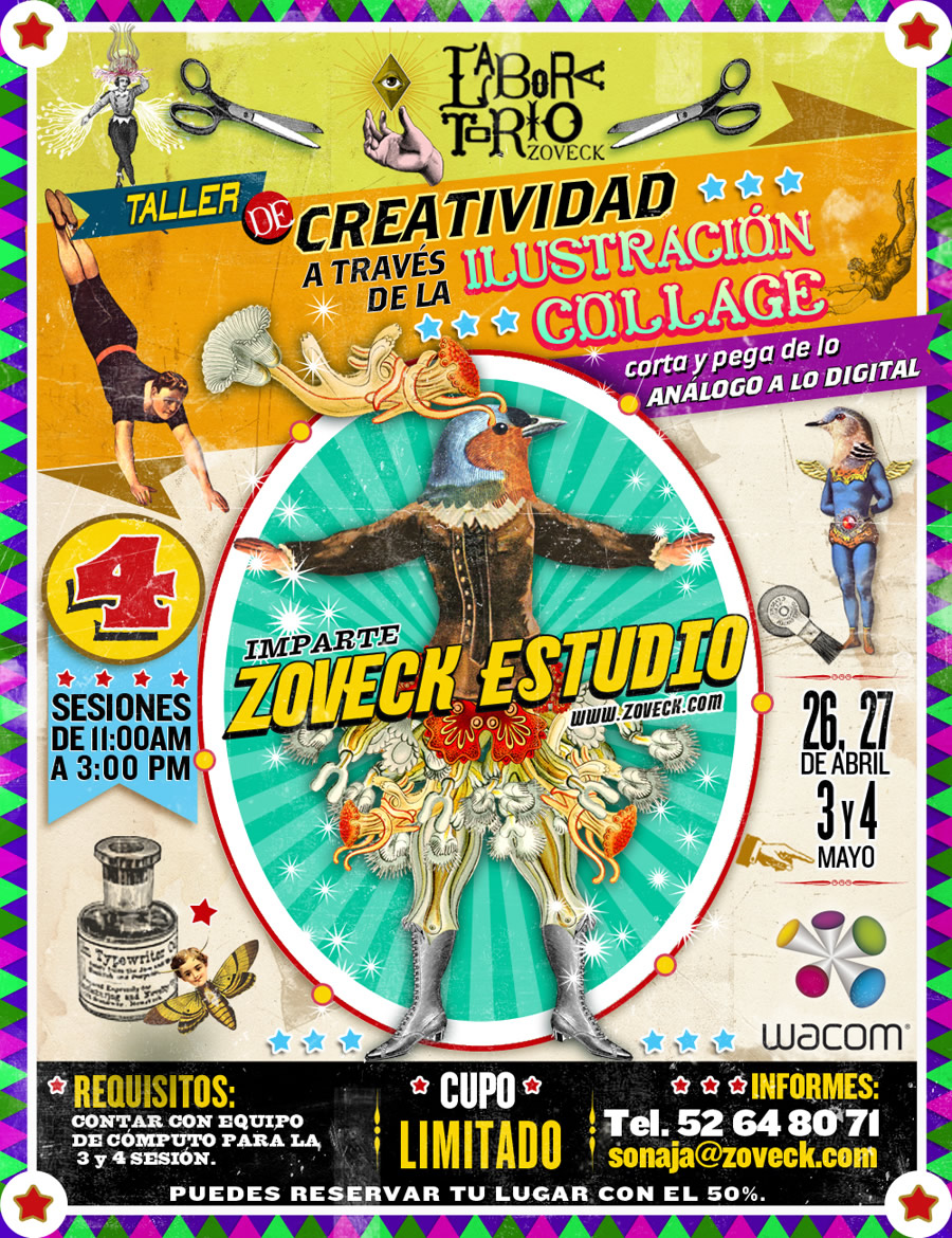 Taller Collage, de lo digital a lo análogo.