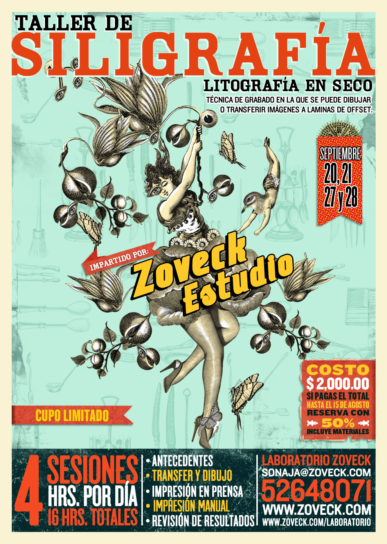 TALLER DE SILIGRAFÍA 2014