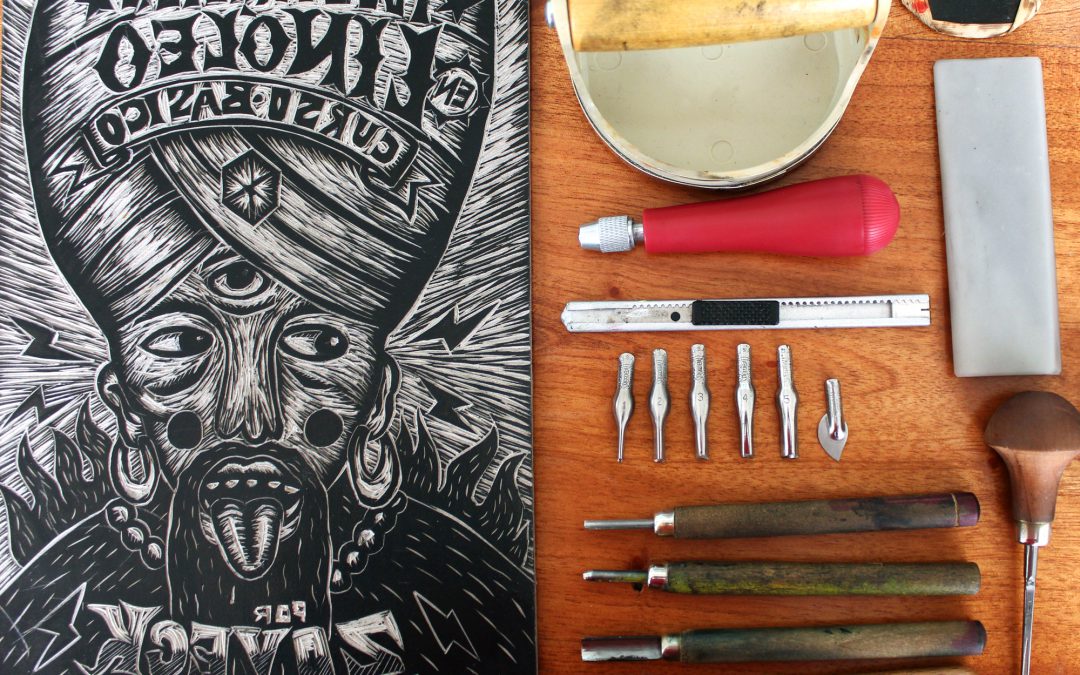 Taller de Ilustración en Linóle 2019